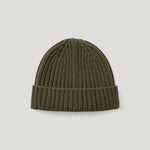 BELSTAFF Watch Beanie Hat in Khaki Green