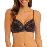 WACOAL Lace Perfection Classic Underwire Bra in Charcoal