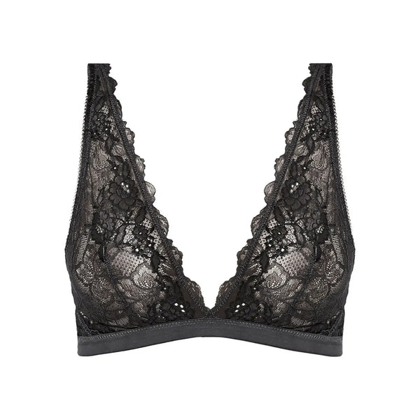 WACOAL Lace Perfection Bralette in Charcoal
