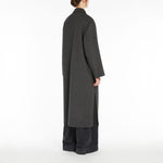 WEEKEND MAX MARA Galosce Coat in Dark Grey