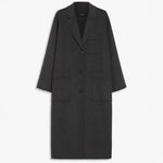 WEEKEND MAX MARA Galosce Coat in Dark Grey