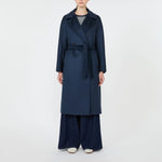 WEEKEND MAX MARA WKDResina Double-breasted Tailored Wool Coat in Ultramarine
