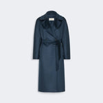 WEEKEND MAX MARA WKDResina Double-breasted Tailored Wool Coat in Ultramarine