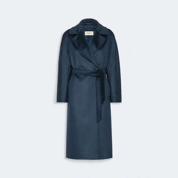 WEEKEND MAX MARA WKDResina Double-breasted Tailored Wool Coat in Ultramarine