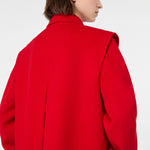 WEEKEND MAX MARA WKSGessati Wool Long Coat in Red