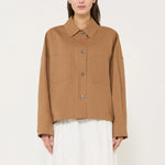 WEEKEND MAX MARA WKDVettura Shacket in Tobacco