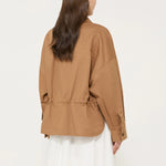 WEEKEND MAX MARA WKDVettura Shacket in Tobacco