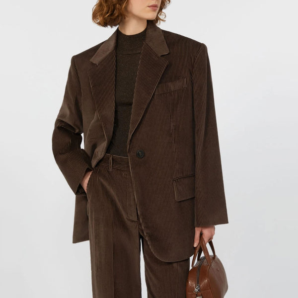 WEEKEND MAX MARA Formia Jacket in Chocolate