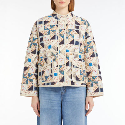 WEEKEND MAX MARA Arizia Quilted Jacket in Beige
