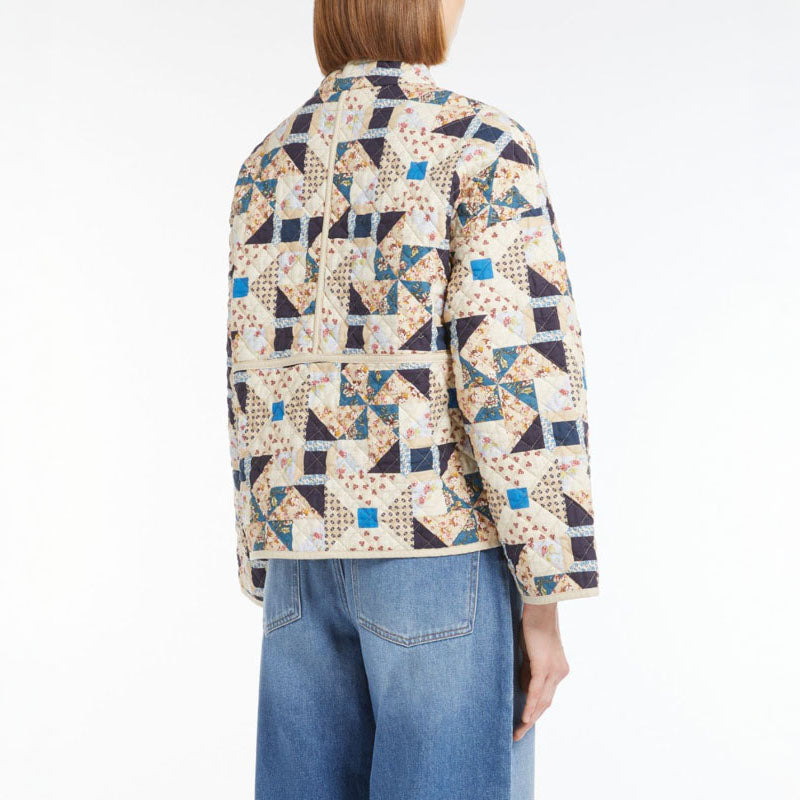 WEEKEND MAX MARA Arizia Quilted Jacket in Beige
