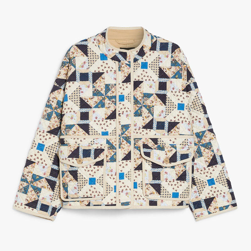 WEEKEND MAX MARA Arizia Quilted Jacket in Beige