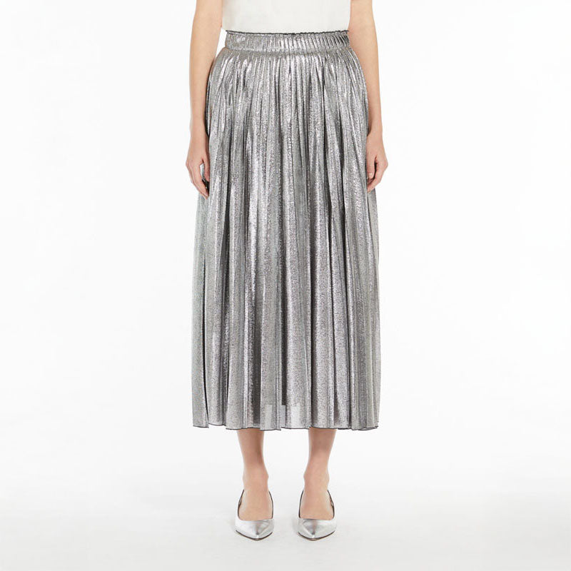 WEEKEND MAX MARA Gamma Skirt in Silver