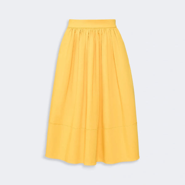 WEEKEND MAX MARA WKSLira Flared Corolla Skirt in Yellow
