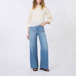 WEEKEND MAX MARA WKDPanetto Stripe Linen Shirt in Light Yellow