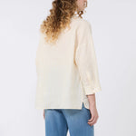WEEKEND MAX MARA WKDPanetto Stripe Linen Shirt in Light Yellow