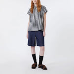 WEEKEND MAX MARA WKDStrano Check Shirt in Navy Vichy