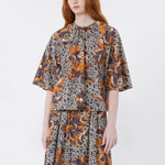 WEEKEND MAX MARA WKDQuaglia Print Top in Navy