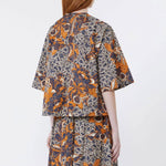 WEEKEND MAX MARA WKDQuaglia Print Top in Navy