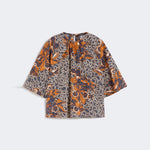 WEEKEND MAX MARA WKDQuaglia Print Top in Navy