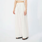 WEEKEND MAX MARA WKDBellico Gabardine Trousers in White