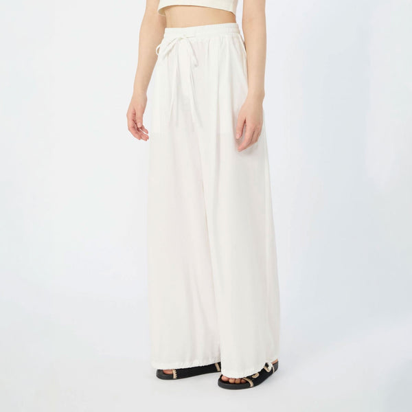 WEEKEND MAX MARA WKDBellico Gabardine Trousers in White
