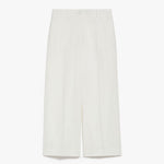 Zircone Washed Canvas Trousers in Ivory