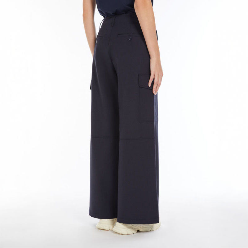 WEEKEND MAX MARA Hidalgo Cargo Trousers in Navy