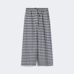 WEEKEND MAX MARA WKDDonare Check Trousers in Navy Vichy