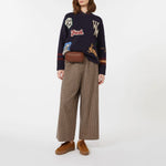 WEEKEND MAX MARA Ebe long Trouser in Wine