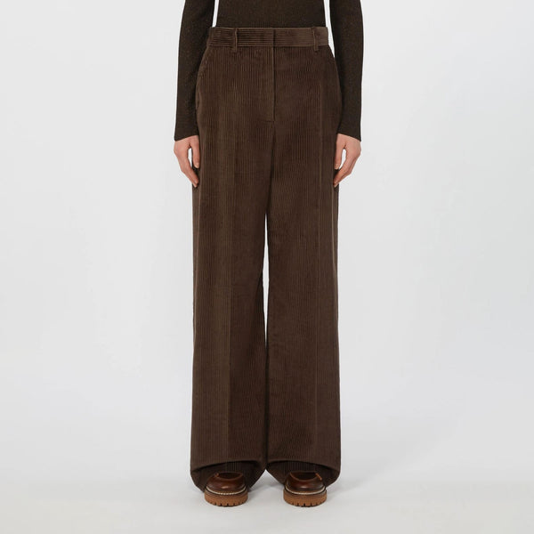 WEEKEND MAX MARA Tania Trouser in Chocolate