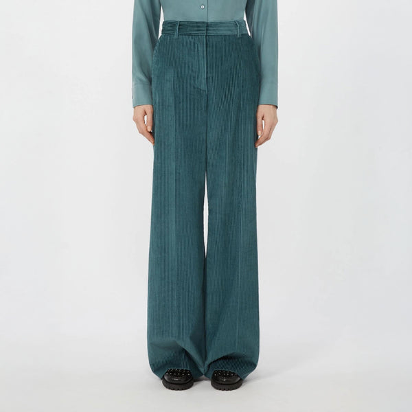 WEEKEND MAX MARA Tania Wide Leg Trouser in Oil