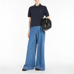 WEEKEND MAX MARA Vega Wide Leg Jeans in Navy Medium