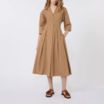 WEEKEND MAX MARA WKDPadana Shirt Dress in Tobacco