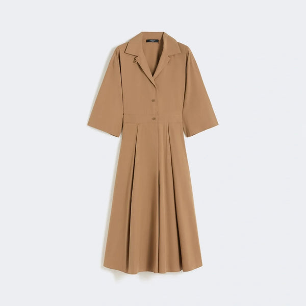 WEEKEND MAX MARA WKDPadana Shirt Dress in Tobacco