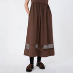 WEEKEND MAX MARA WKDGola Cotton Dress in Chocolate