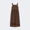 WEEKEND MAX MARA WKDGola Cotton Dress in Chocolate