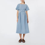 WEEKEND MAX MARA WKDPioppo Taffeta Dress in Light Blue