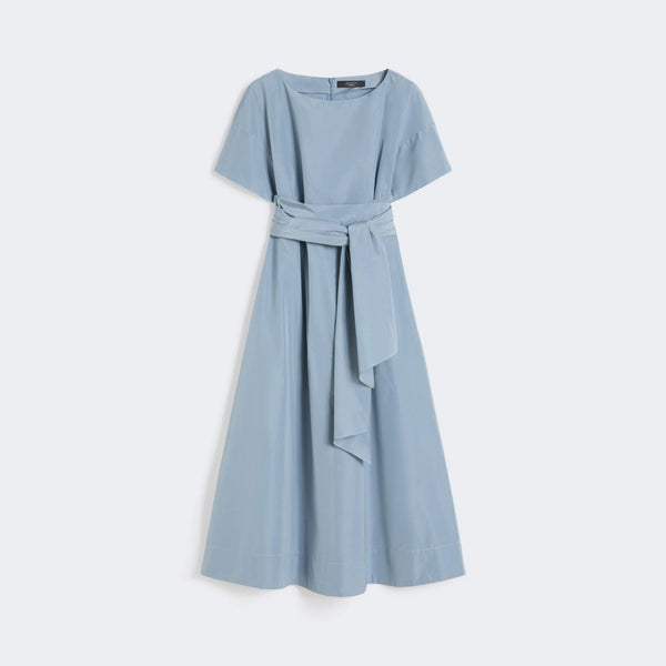 WEEKEND MAX MARA WKDPioppo Taffeta Dress in Light Blue