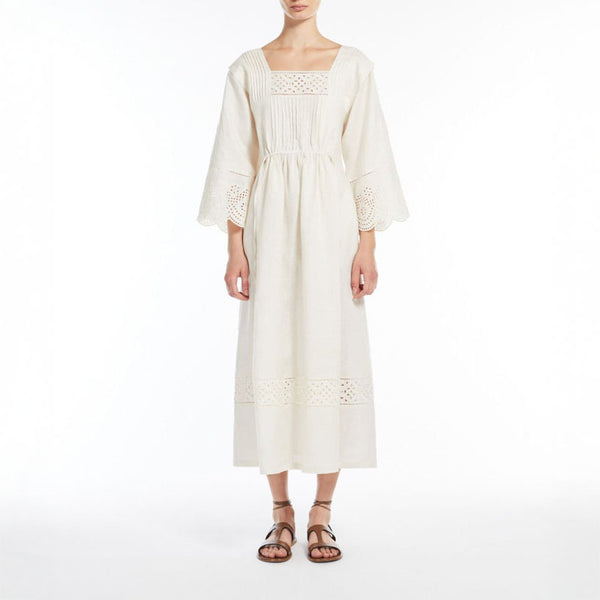 WEEKEND MAX MARA Luglio Dress in Ecru
