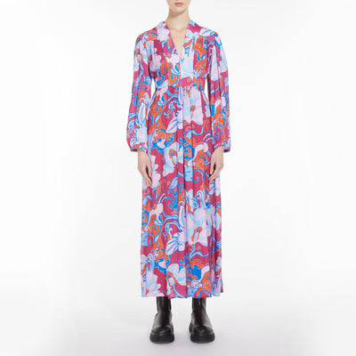 WEEKEND MAX MARA Oblio Maxi Dress in Cyclamen