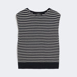 WEEKEND MAX MARA WKDLanda Cotton Yarn Gilet in Navy