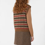 WEEKEND MAX MARA Fleres Knitted Waistcoat in Camel