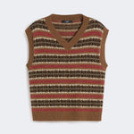 WEEKEND MAX MARA Fleres Knitted Waistcoat in Camel