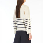 WEEKEND MAX MARA Leva Oversized Cashmere Sweater in Ecru