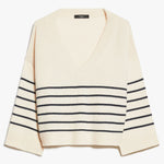WEEKEND MAX MARA Leva Oversized Cashmere Sweater in Ecru