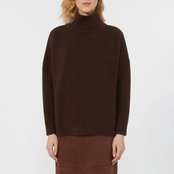 WEEKEND MAX MARA Borgia Jumper in Chocolate