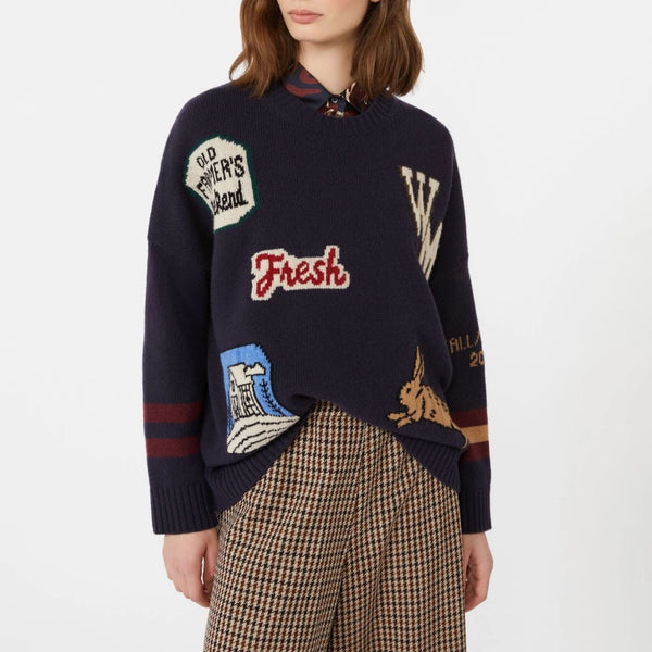 WEEKEND MAX MARA Pavidi Sweater in Navy