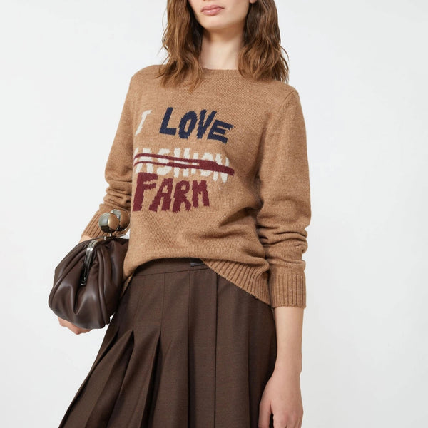 WEEKEND MAX MARA Nitra Sweater in Camel