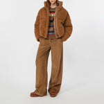 WEEKEND MAX MARA Quirite Jacquard Jumper in Camel