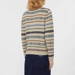 WEEKEND MAX MARA Quirite Jacquard Jumper in Ecru